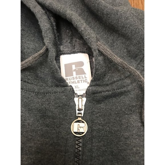 Vintage Men’s Russell Athletic Full-Zip Hoodie - Picture 2 of 5